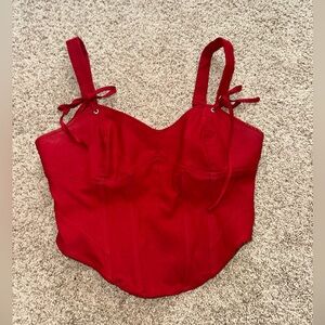 Red Altard State Corset Top
